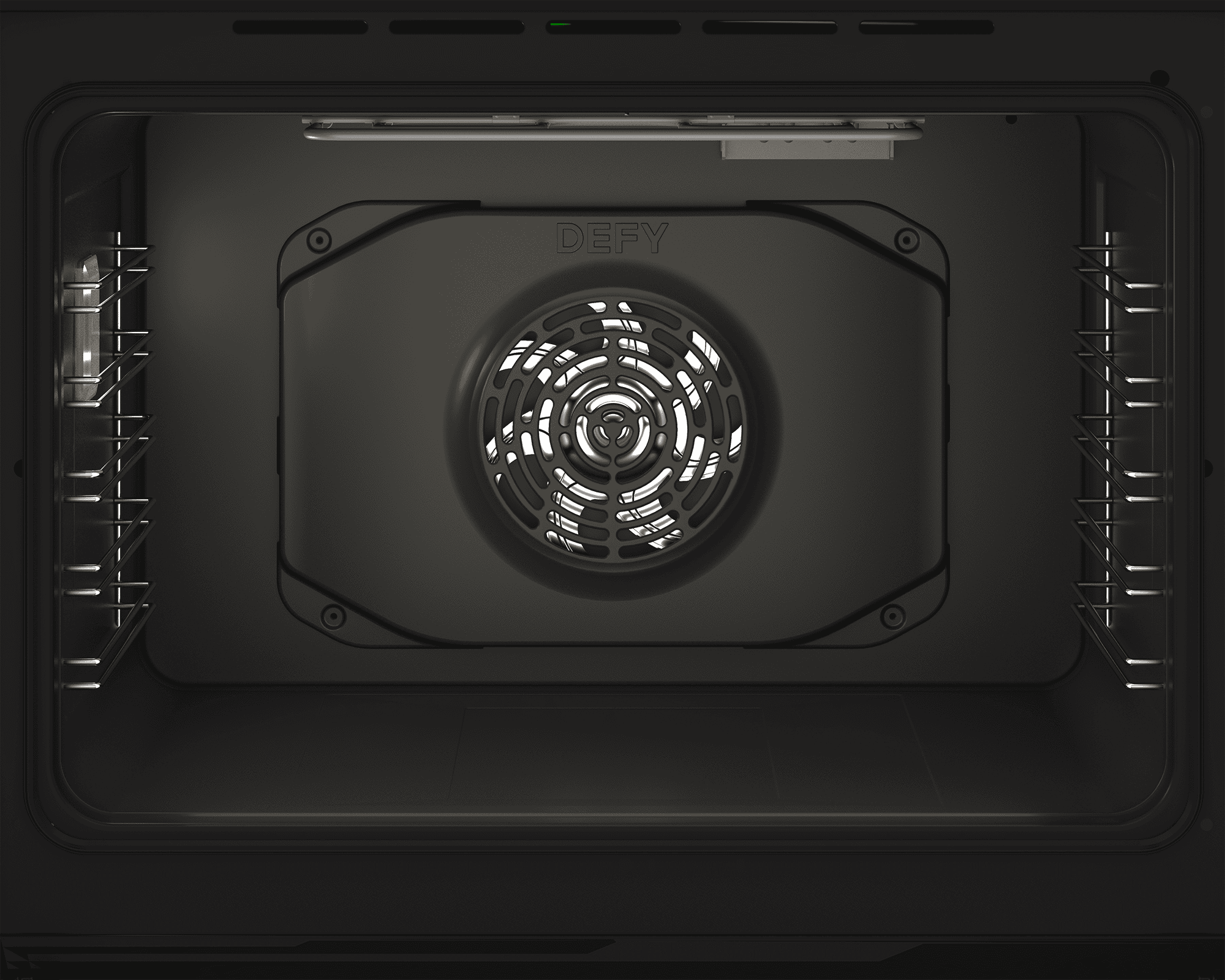 DEFY 70cm Gemini Single Oven ThermoFan+ & AirFire Black - Image 5