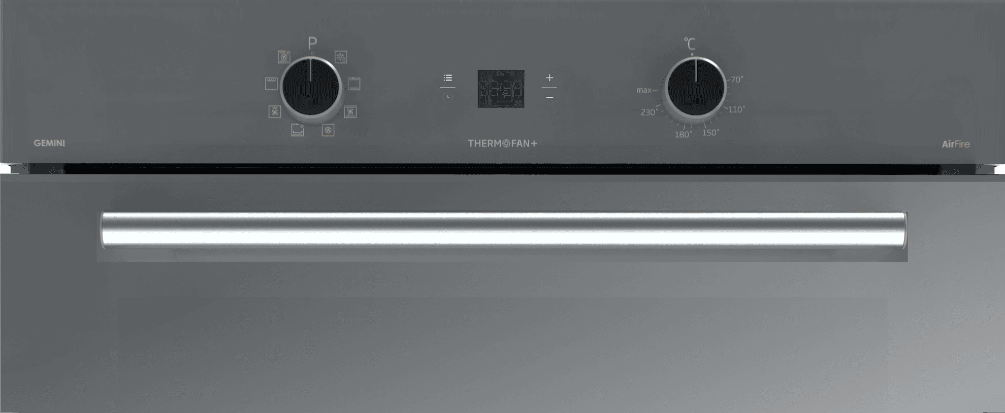 DEFY 70cm Gemini Single Oven ThermoFan+ & AirFire Mirror - Image 4