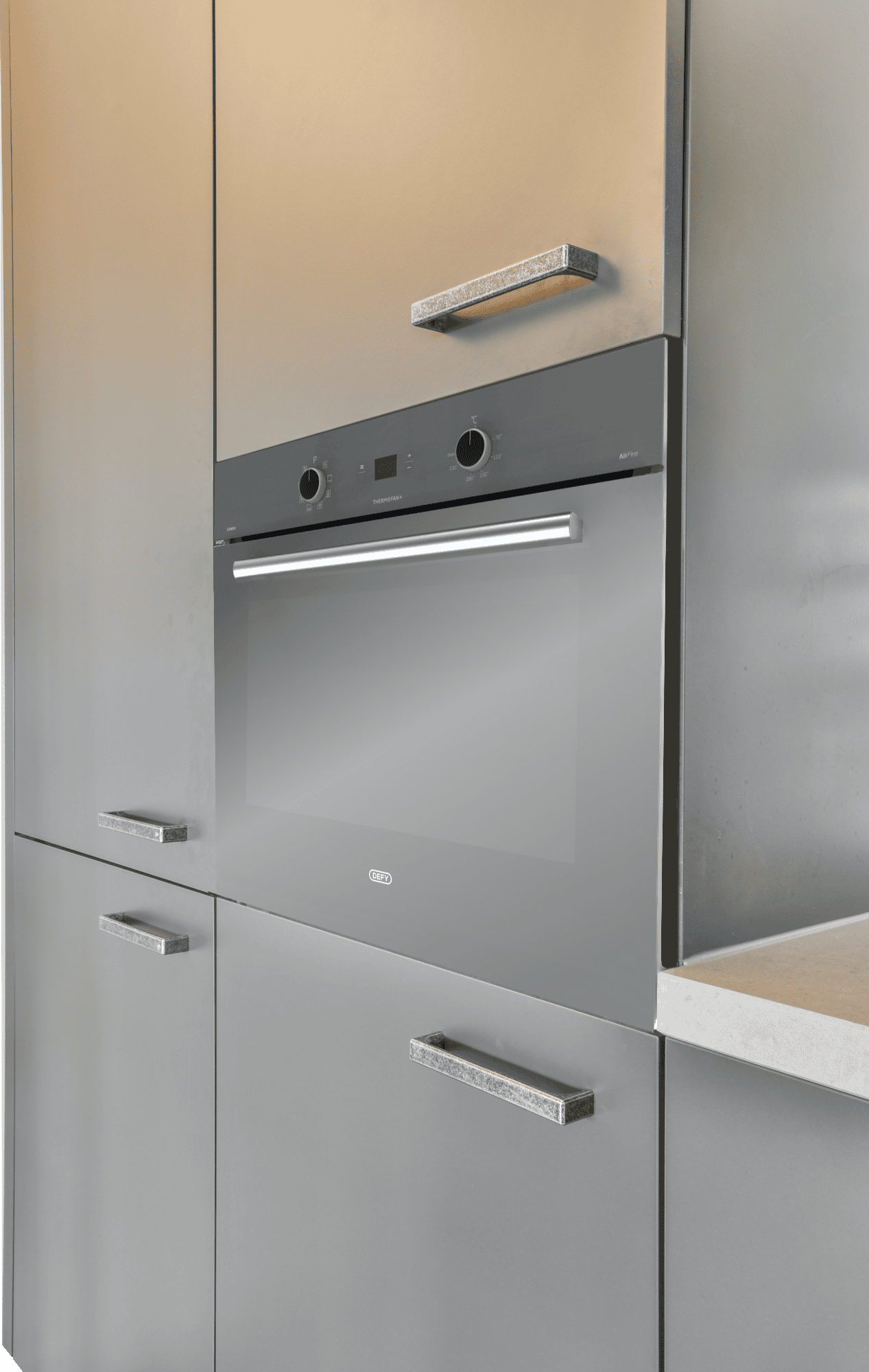 DEFY 70cm Gemini Single Oven ThermoFan+ & AirFire Mirror - Image 6