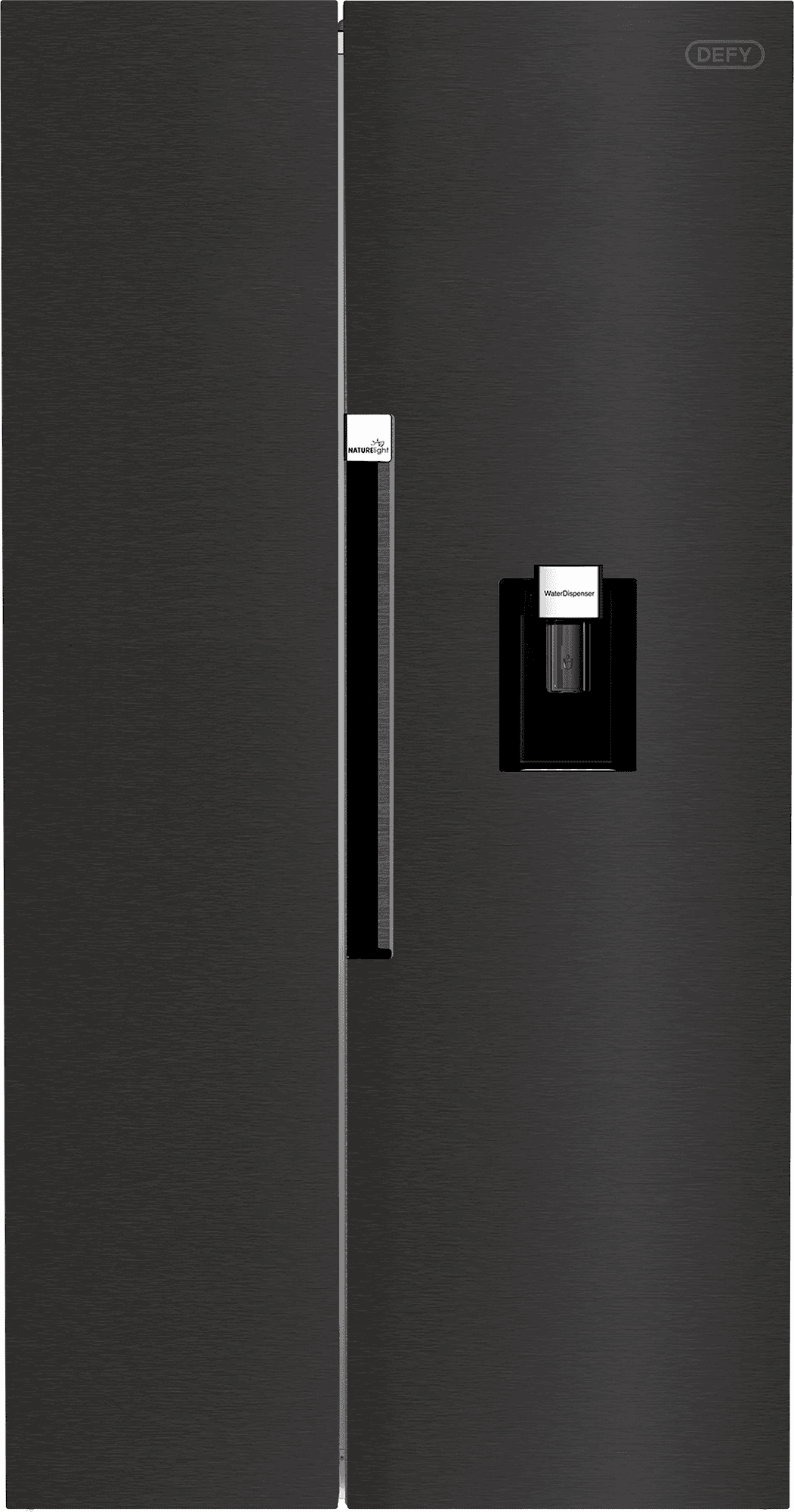 DEFY 91cm Side by Side Naturelight Dark Inox