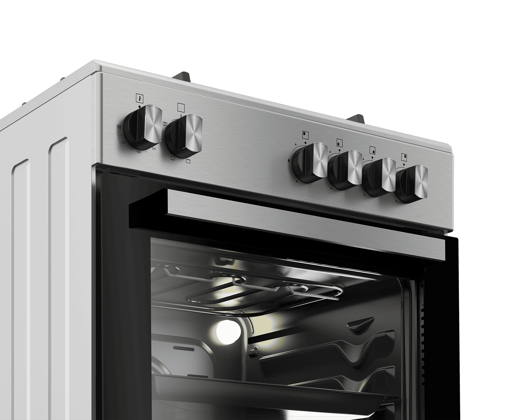 DEFY 60cm New York Gas Electric Range Cooker FA Inox - Image 2