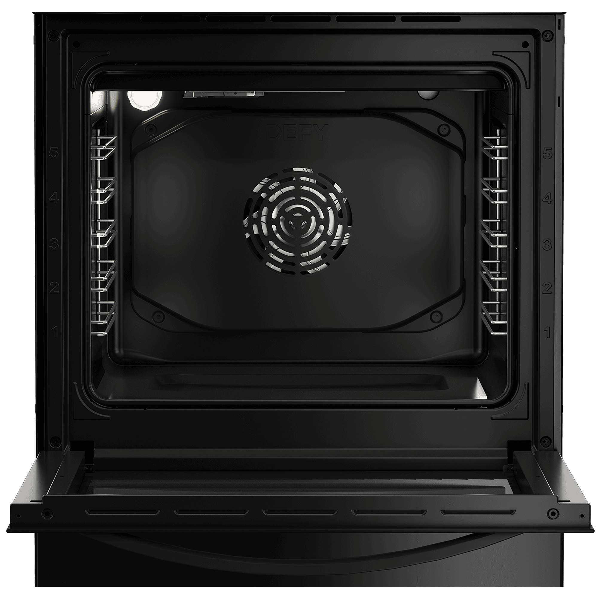 DEFY 60cm Gas Electric Freestanding Stove Thermofan+ Black - Image 6
