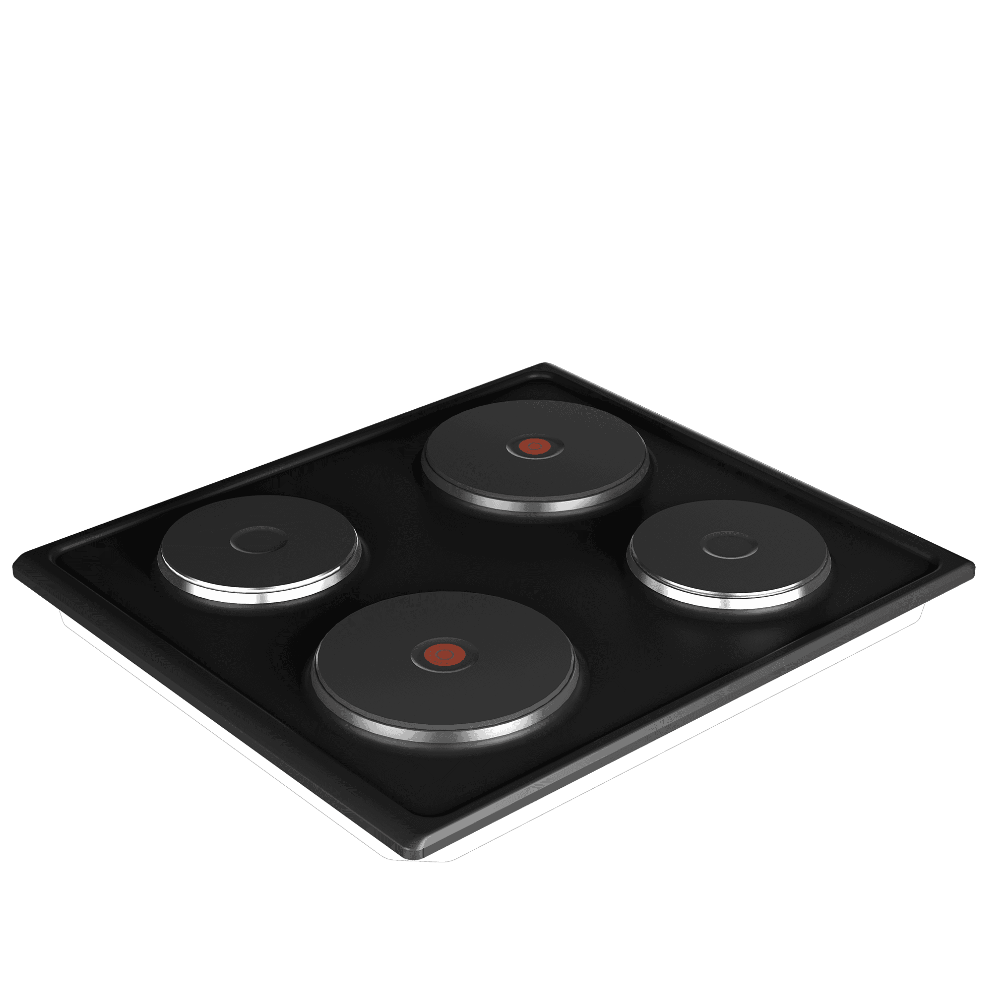 DEFY 60cm Slimline Solid Hob Black NCP - Image 2