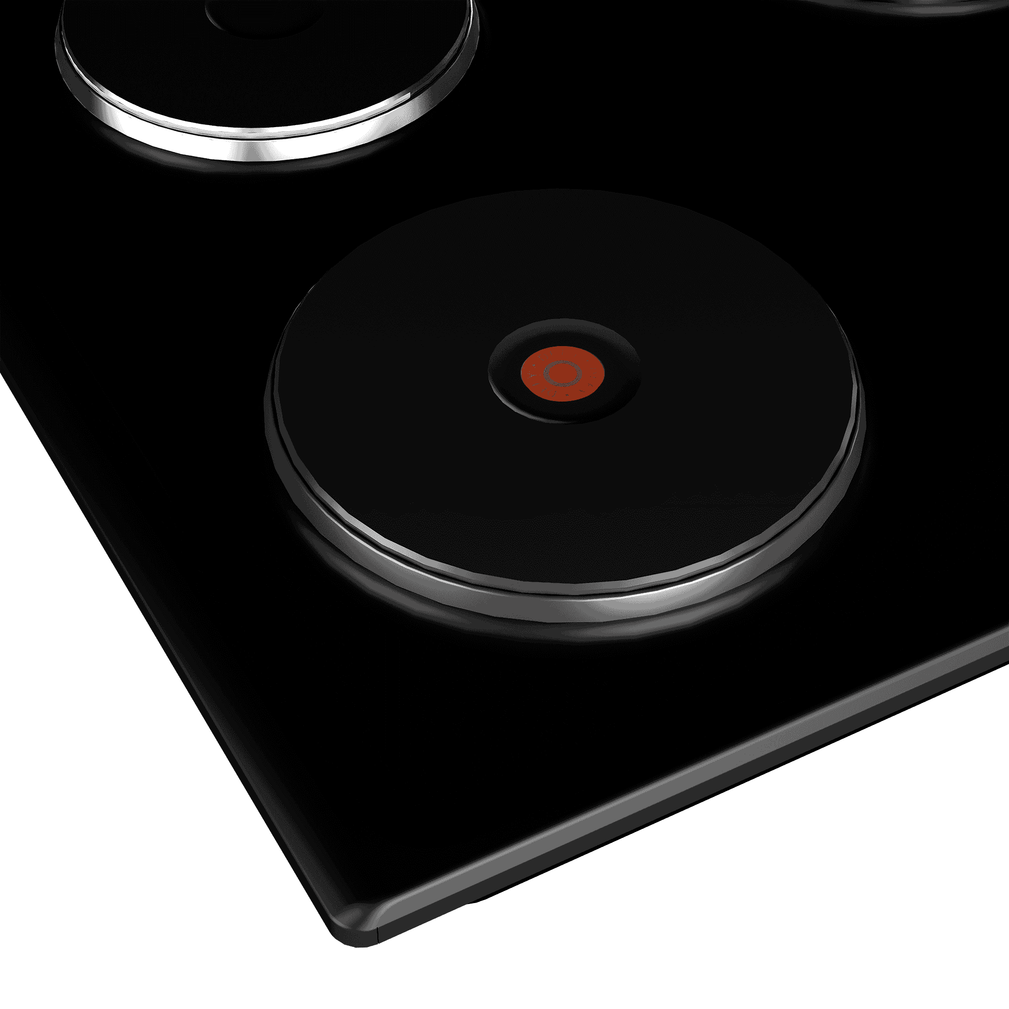 DEFY 60cm Slimline Solid Hob Black NCP - Image 3
