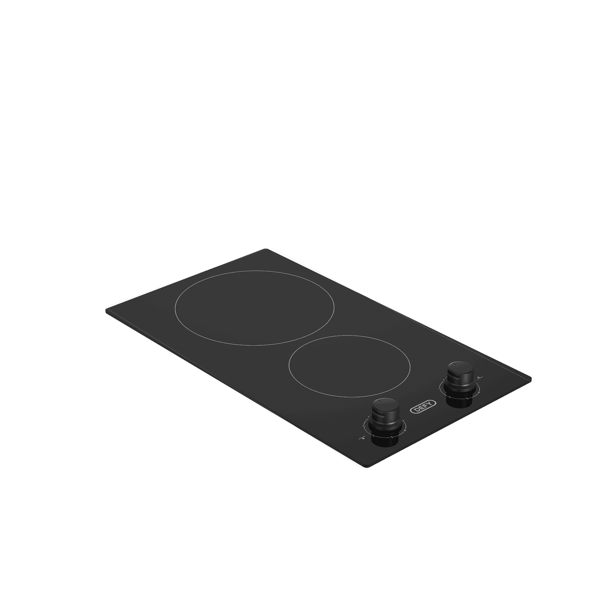 DEFY 30cm Domino Vitroceramic Hob Black