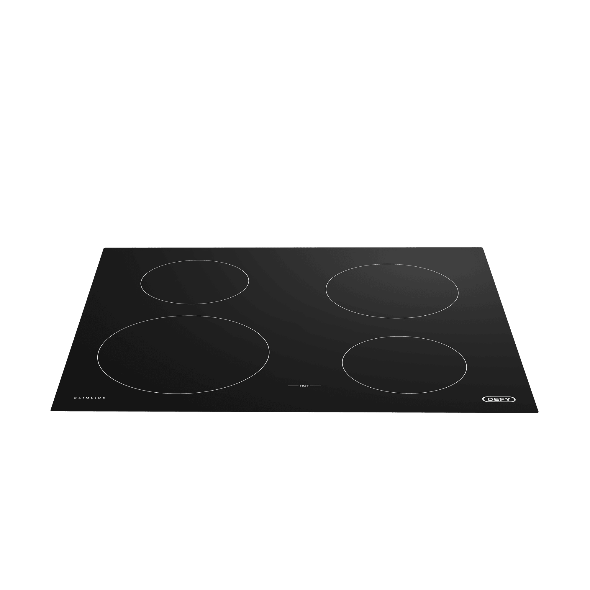 DEFY 60cm Slimline Vitroceramic Hob Black NCP - Image 2