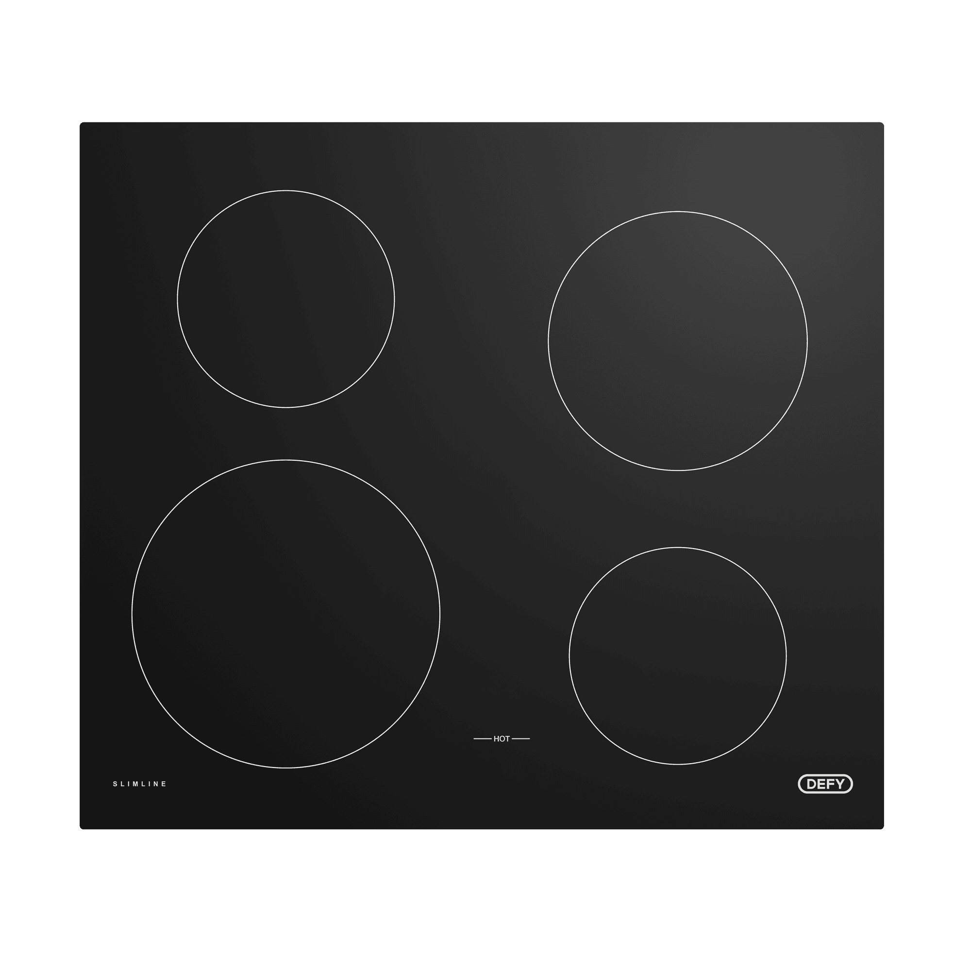 DEFY 60cm Slimline Vitroceramic Hob Black NCP
