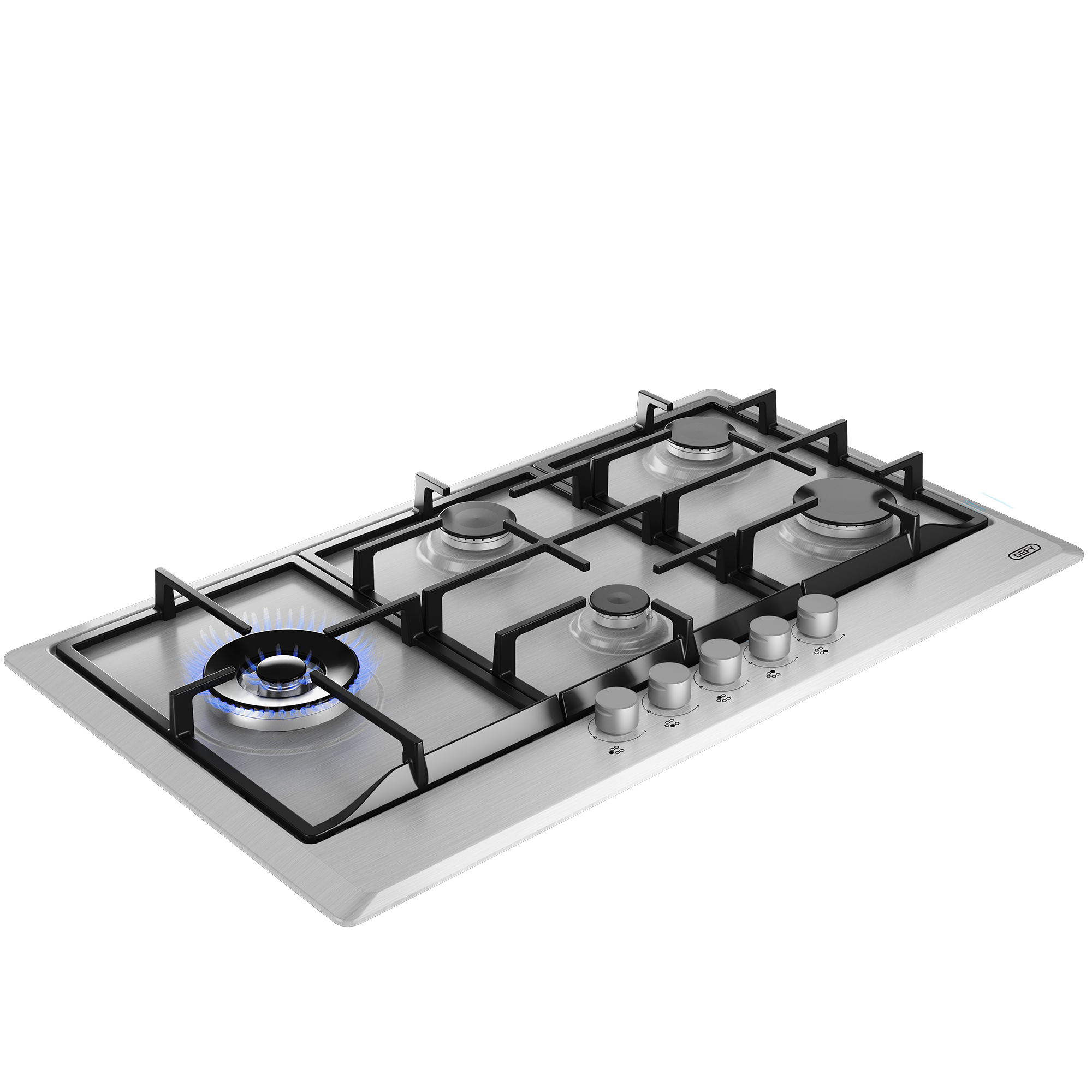 Defy 5-Burner Gas Hob with Wok (Stainless Steel) - DHG129 - Image 5