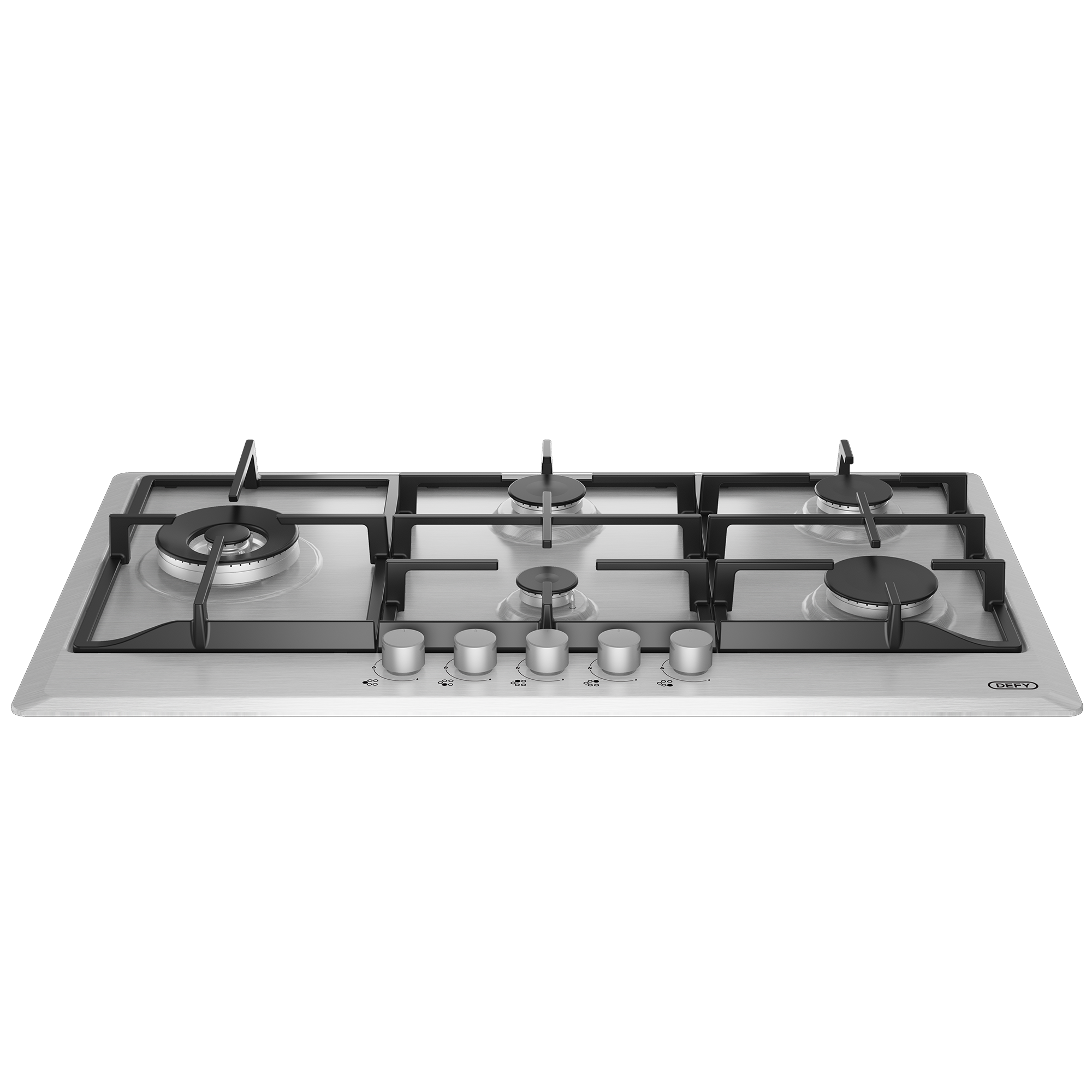 Defy 5-Burner Gas Hob with Wok (Stainless Steel) - DHG129 - Image 3