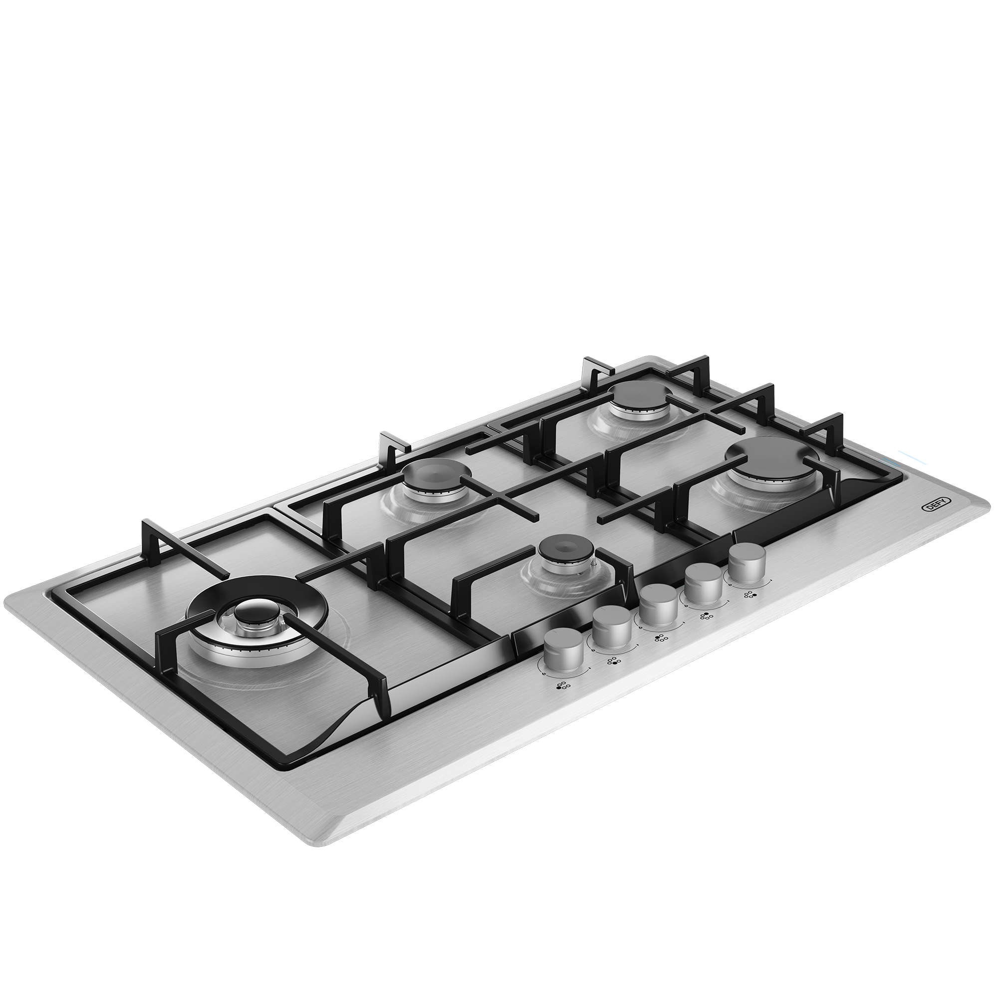 Defy 5-Burner Gas Hob with Wok (Stainless Steel) - DHG129 - Image 2
