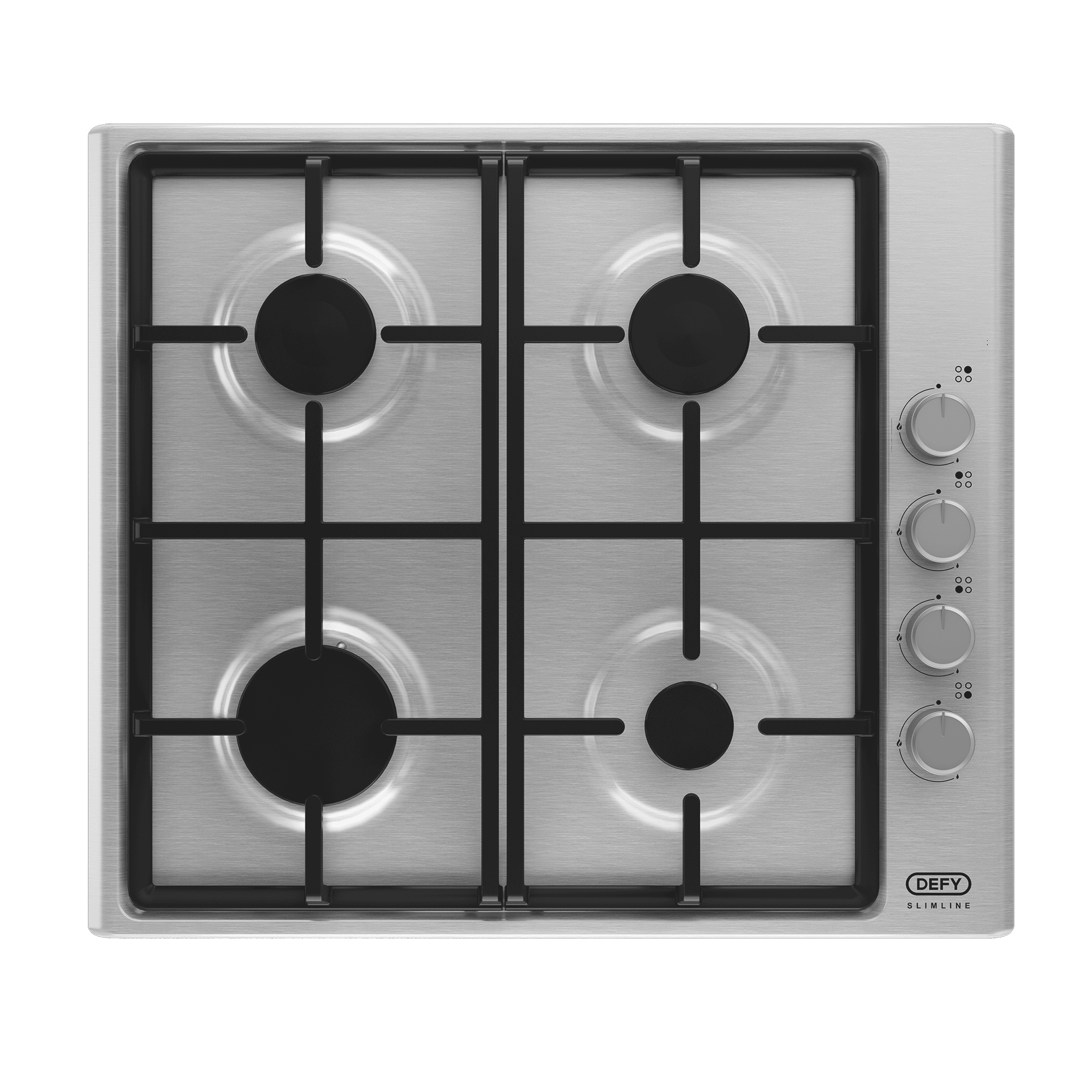 DEFY 60cm Slimline Gas Hob Stainless Steel
