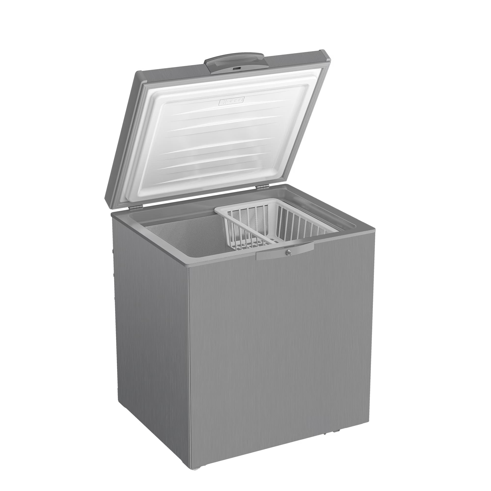 Defy DMF513 195L Chest Freezer Satin Metallic