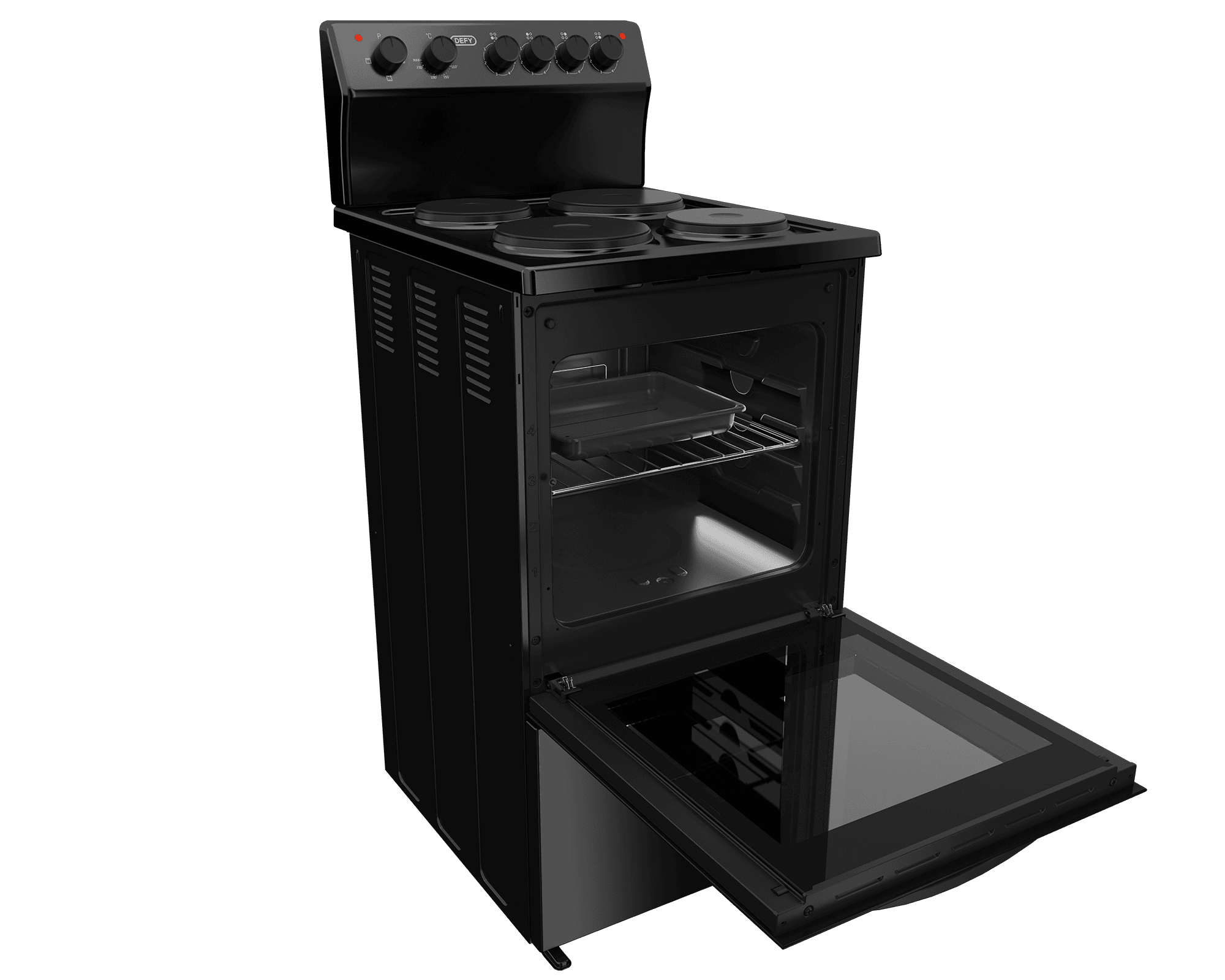 DEFY 50cm 4 Plate Electric Stove Black RC - Image 7