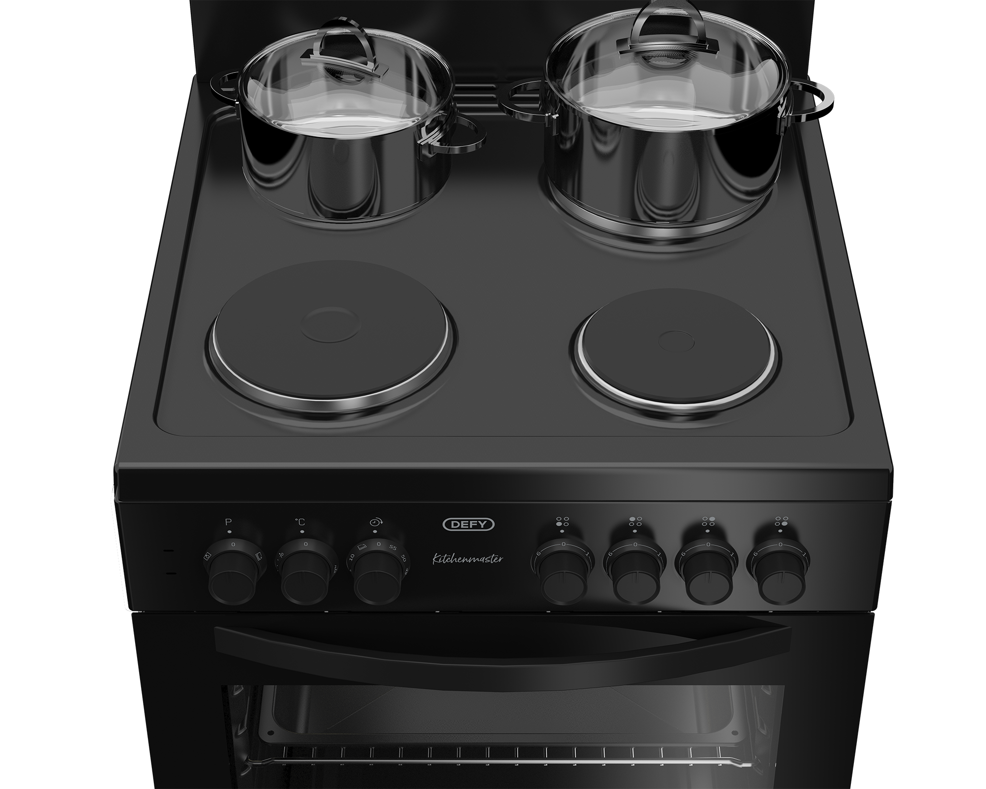 Defy 60x60 Electric Stove (Full Compact, Black) - DSS612 - Image 8