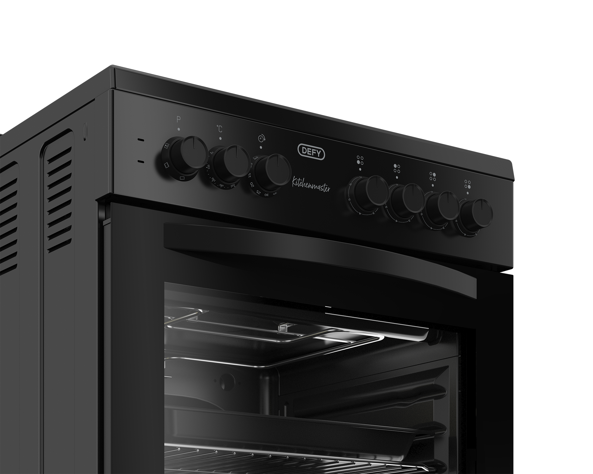 Defy 60x60 Electric Stove (Full Compact, Black) - DSS612 - Image 3