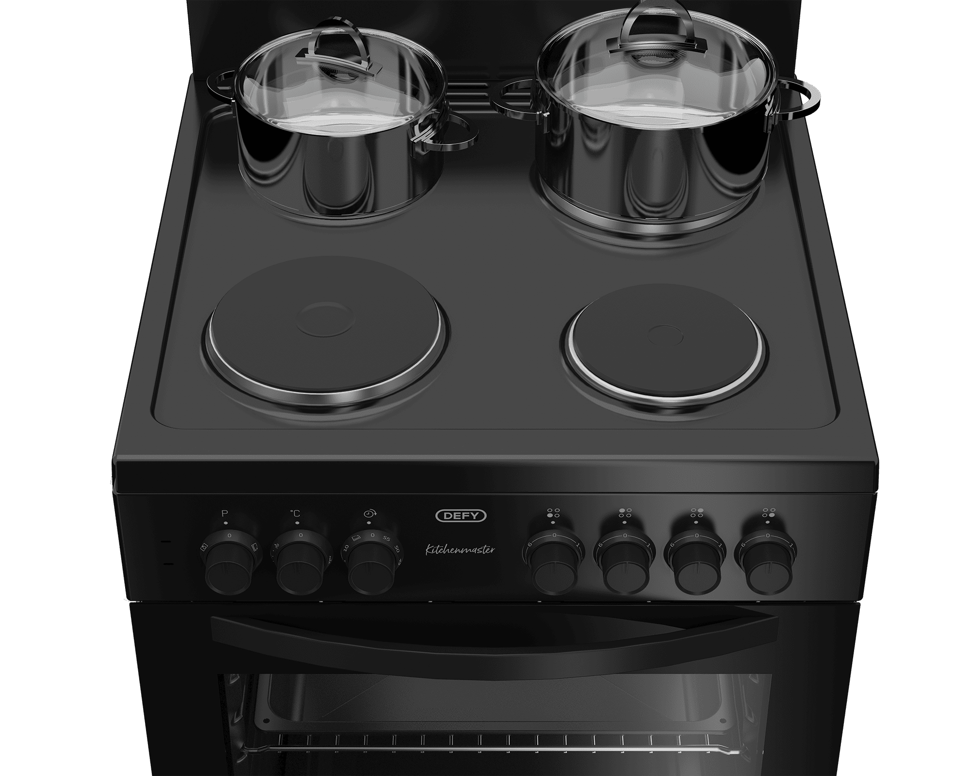 DEFY 60cm Electric Freestanding Stove Black FC - Image 8