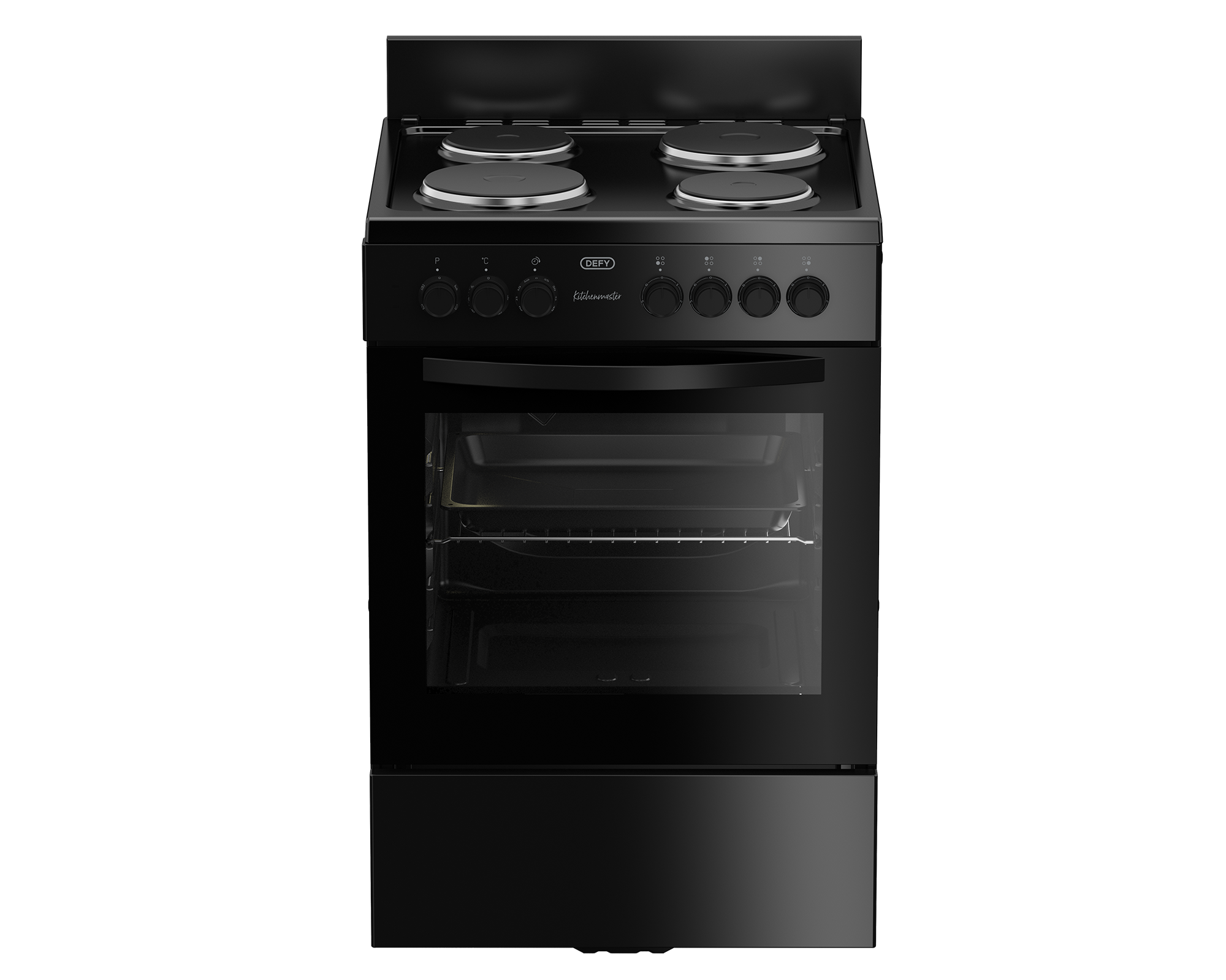 Defy 60x60 Electric Stove (Full Compact, Black) - DSS612