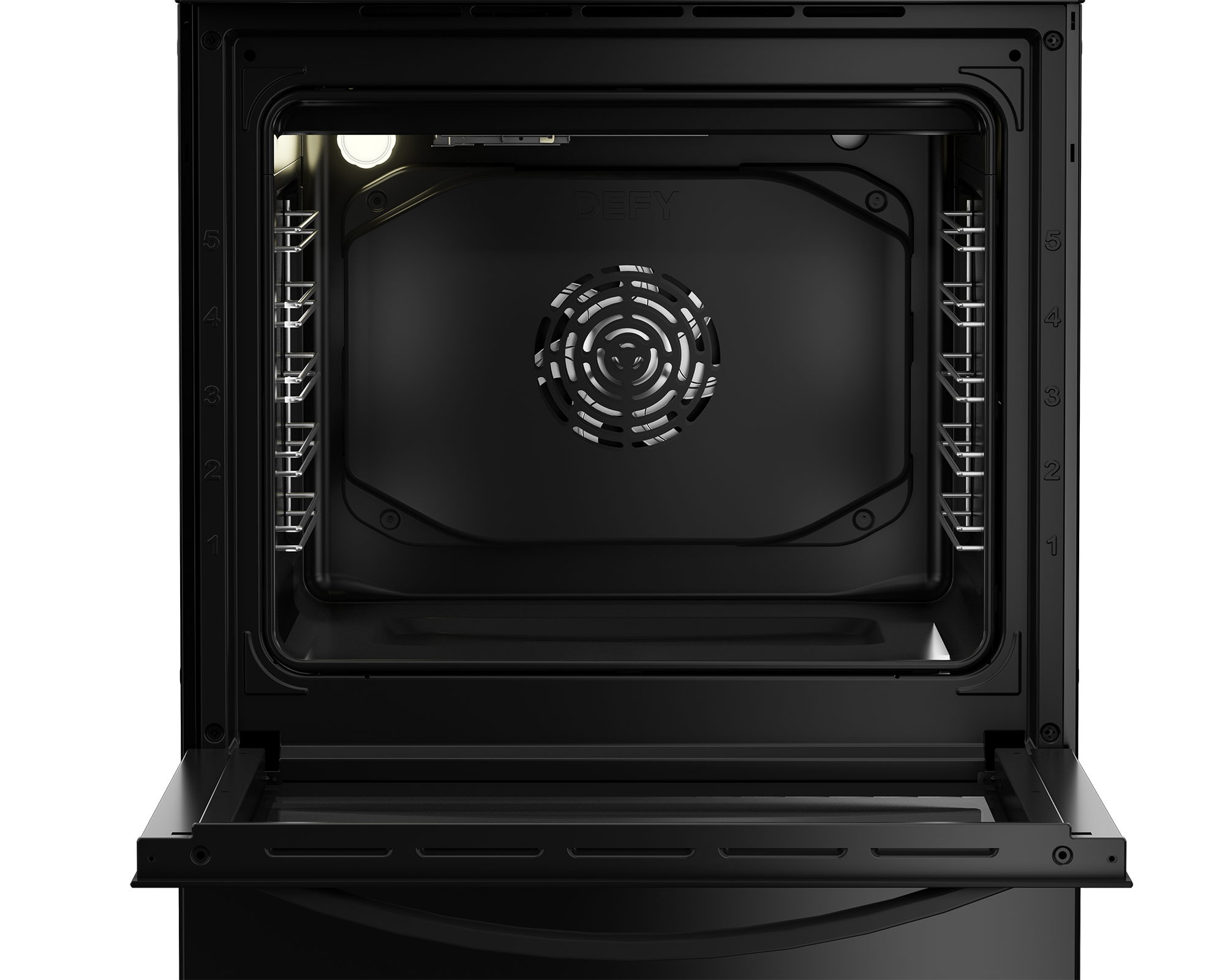 Defy 60x60 Vitroceramic Multifunction Stove (Black Glass) - DSS617 - Image 3