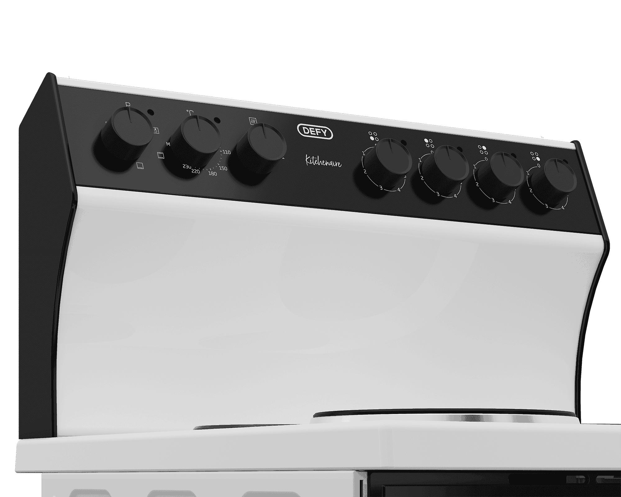 DEFY 60cm Electric Freestanding Stove White RC - Image 5