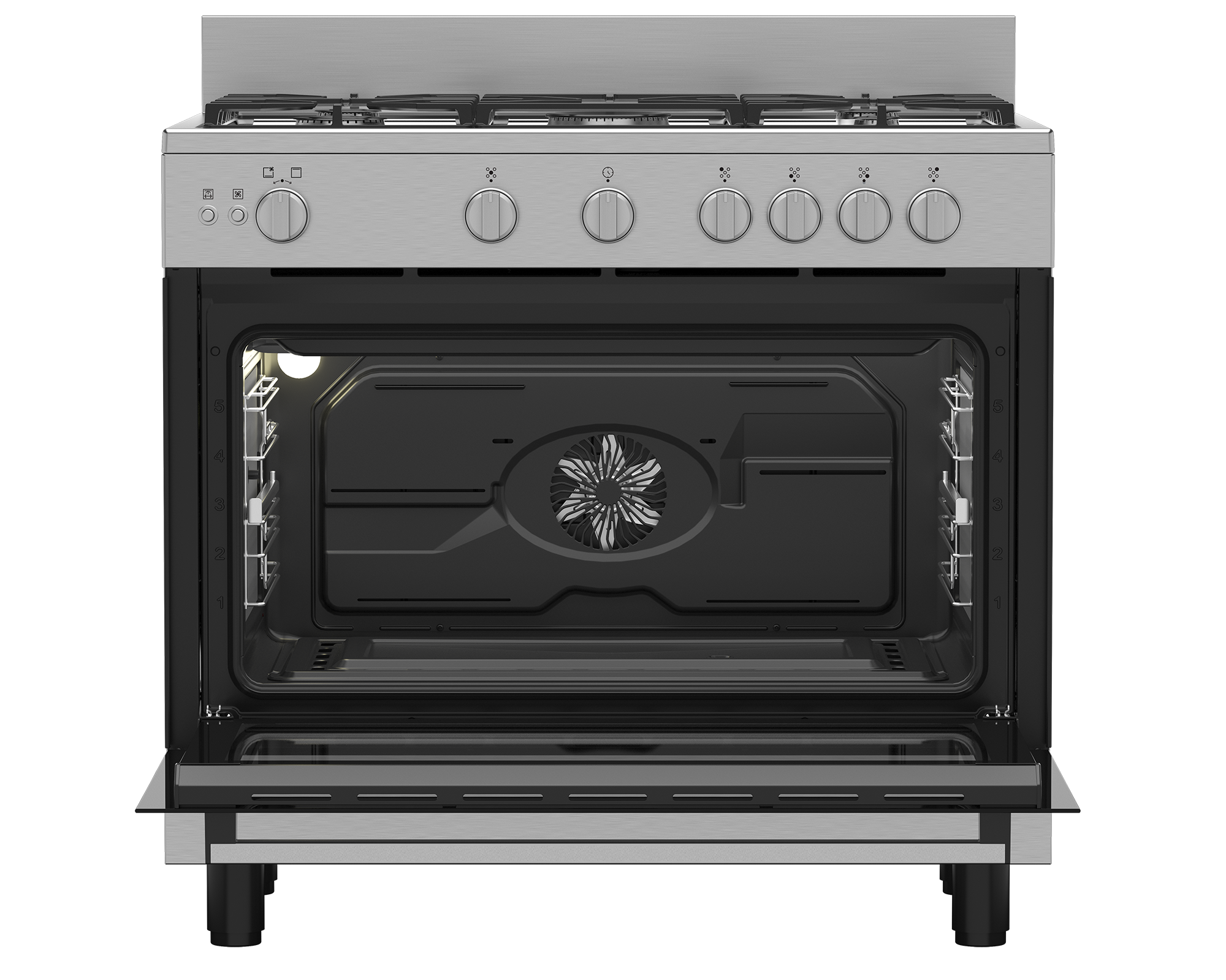 Defy 90cm Full Gas Range Cooker (5 Burners) - DGS90G - Image 4