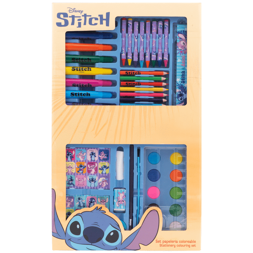 COLOURING STATIONERY SET BOX STITCH