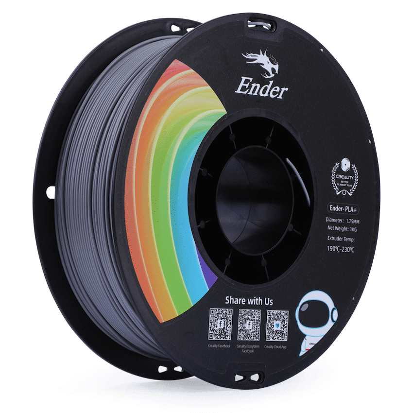 Ender PLA+ Filament Grey 1Kg