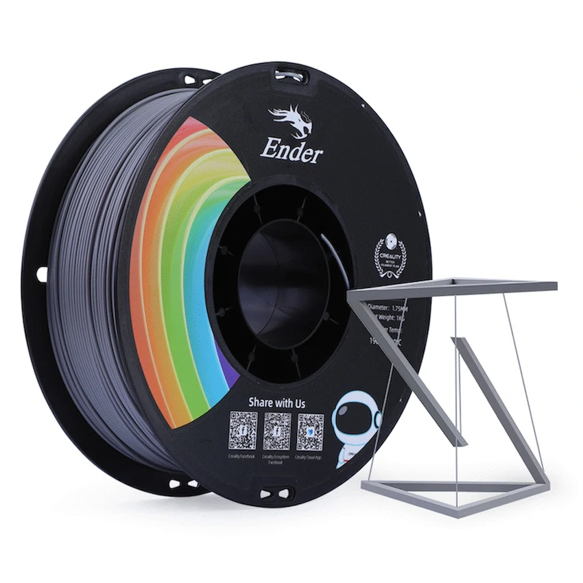 Ender PLA+ Filament Grey 1Kg - Image 3