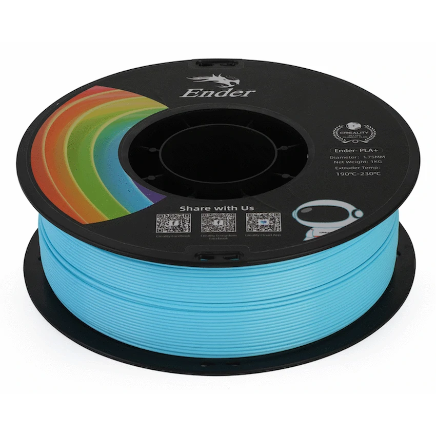 Ender PLA+ Filament Blue 1kg - Image 3