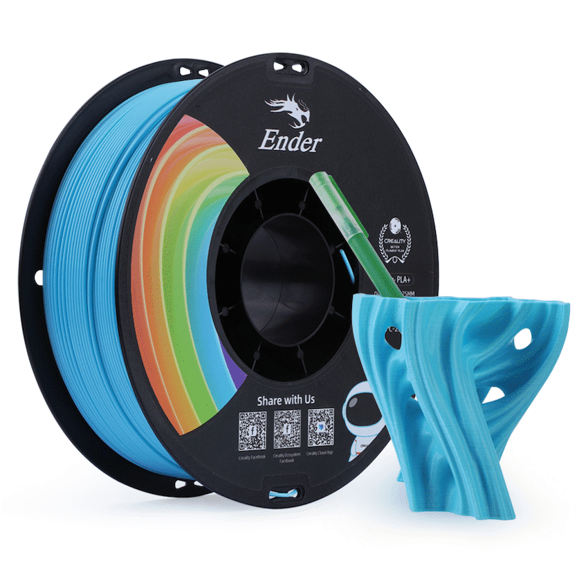 Ender PLA+ Filament Blue 1kg - Image 4