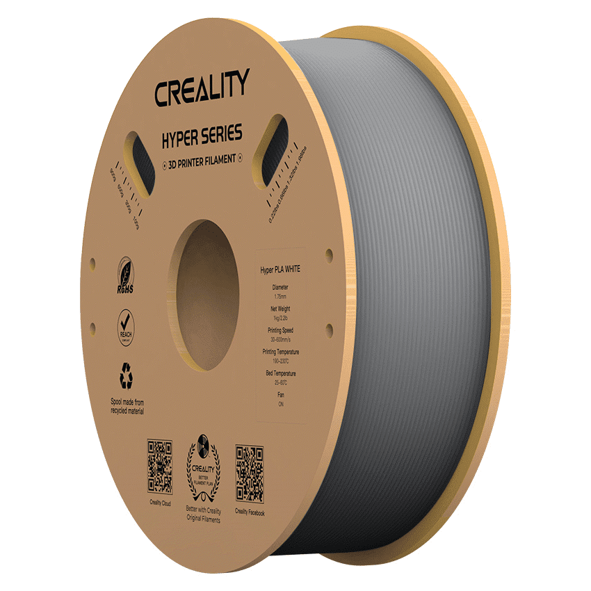 Creality Hyper PLA High-Speed Filament - Grey (1kg)
