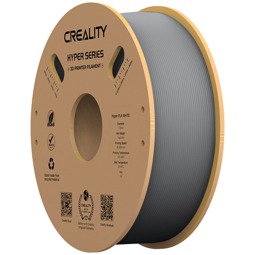 Creality Hyper PLA High-Speed Grey Filament 1kg - Image 2