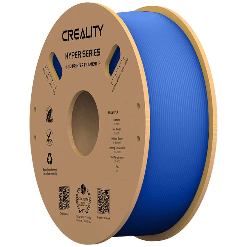 Creality Hyper PLA High-Speed Blue Filament 1kg - Image 2