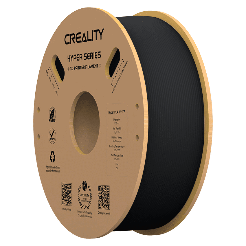 Creality Hyper PLA High-Speed Black Filament 1kg