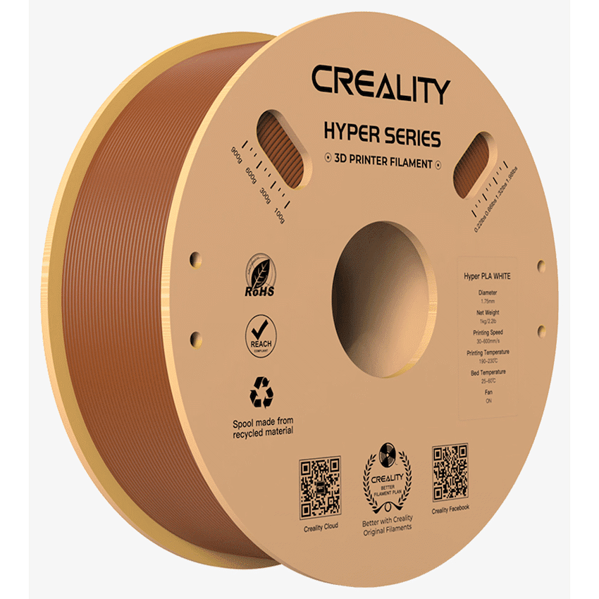 Creality Hyper PLA Brown Filament 1.75mm 1KG