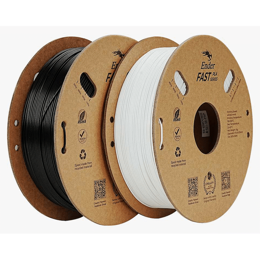 Creality Ender Fast PLA Filament - White + Black