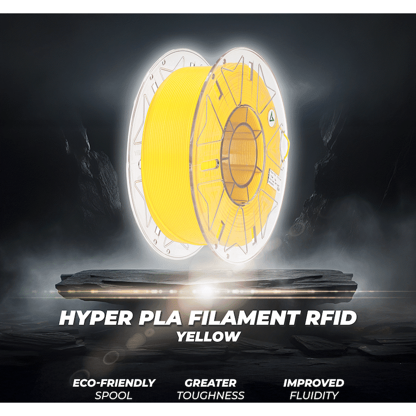 Creality Hyper PLA Filament RFID - Yellow - Image 3