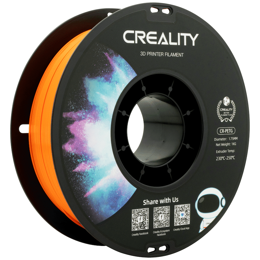 Creality PETG Filament - Orange - 1kg - Image 2