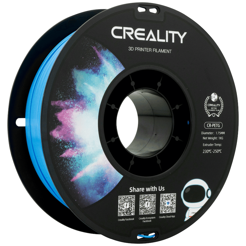 Creality PETG Filament - Technology Blue 1kg - Image 2