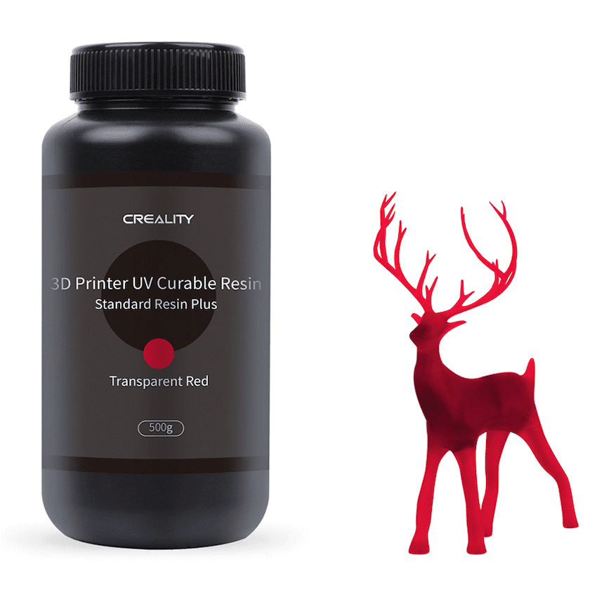 Creality LCD Resin 500g Transparent Red