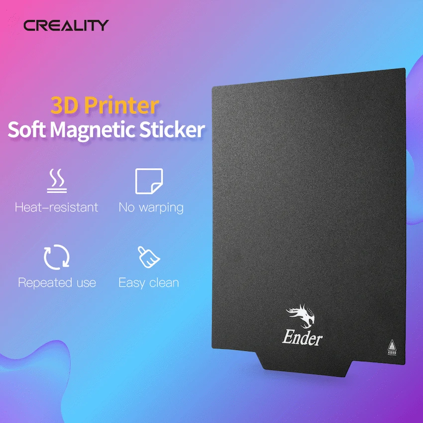 Ender Soft Magnetic Sticker - 235x235 Ender-3 V2_Ender-3_Ender-3_KR_Ender-3 Pro_Ender-3S_CR20_CP-01_ - Image 4
