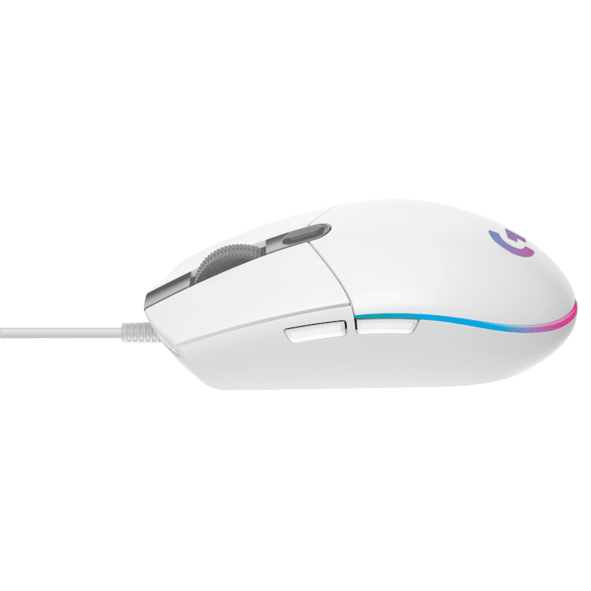 Logitech(R) G102 Lightsync Gaming Mouse - White - Image 2