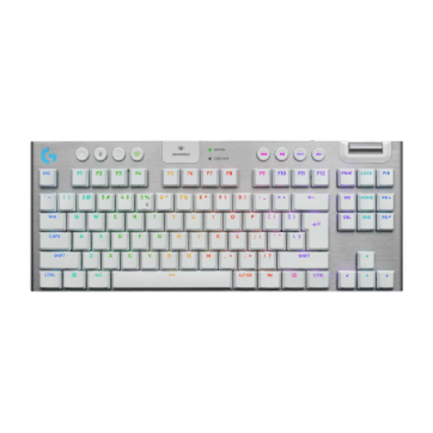 Logitech(R) G915 X LIGHTSPEED TKL Low-Profile Wireless Gaming Keyboard - White