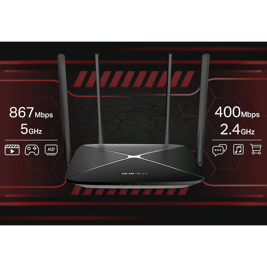 TP-Link Mercusys AC12G AC1300 Wireless Dual Band Gigabit - Image 3