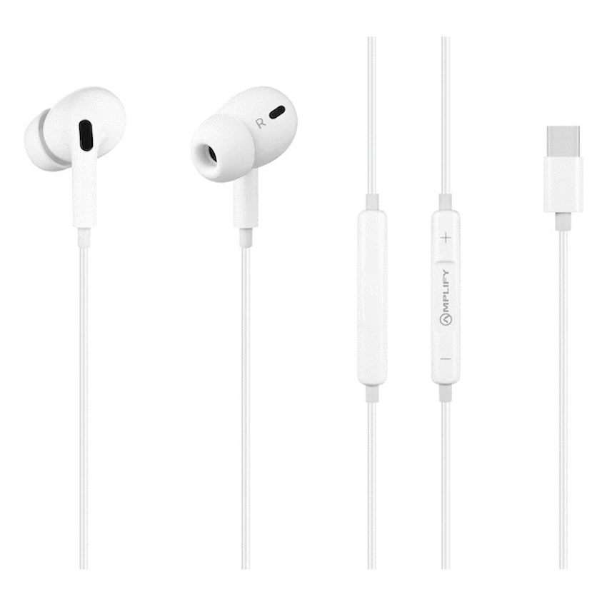 Amplify Soundlink Type-C Earphone - White - Image 3