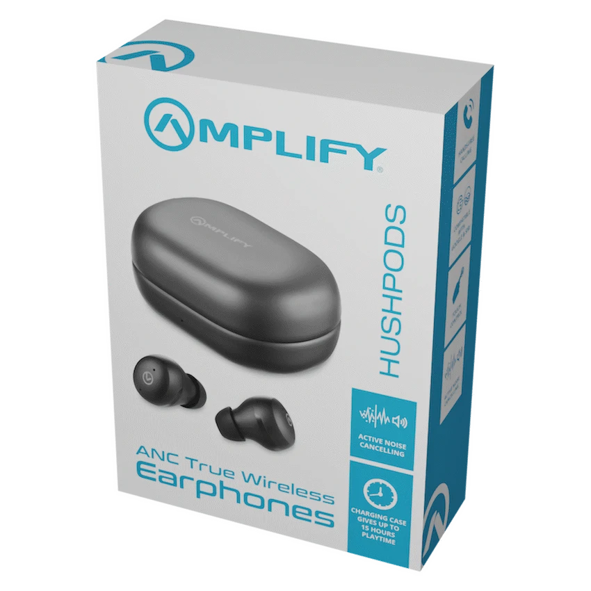 Amplify HushPods - TWS Earphone with ANC - Black - Image 4