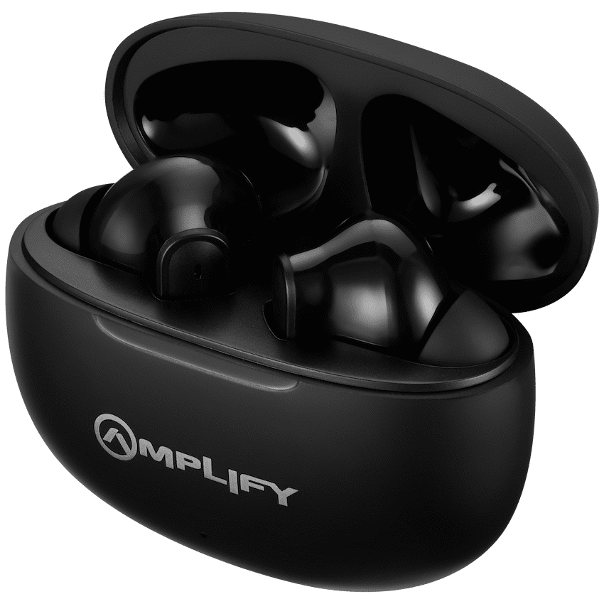 Amplify True Connection True GO Series Wireless Earphones PDQ Stemmed - Black