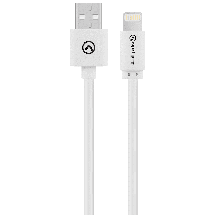 Amplify Lightning Charging Cable for iPhone & iPad - White