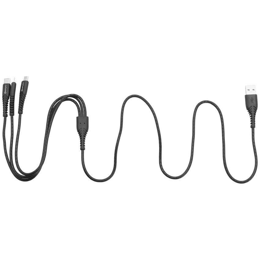 Amplify Linked Series 3-in-1 Charging Cable - Black - Image 2
