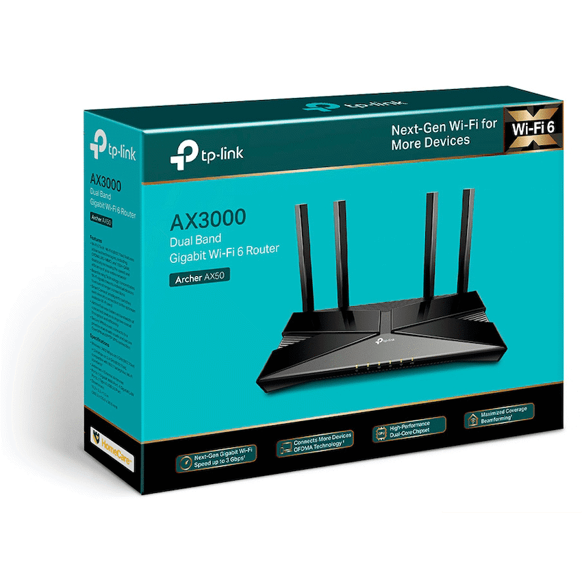 TP-Link Archer AX50 AX3000 Wi-Fi 6 Router - Image 4