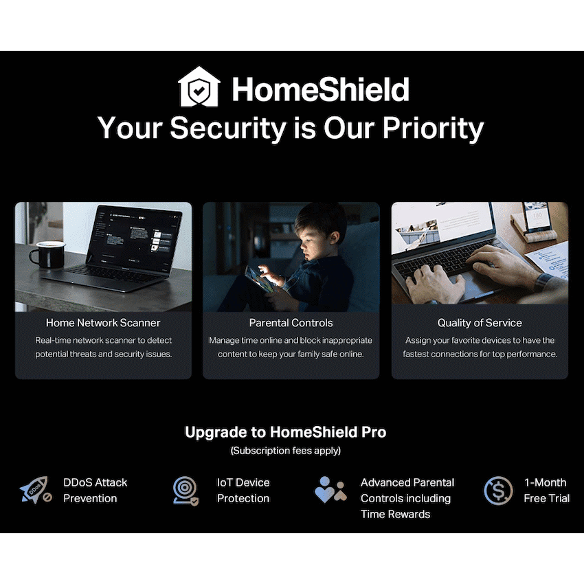 TP-Link Archer BE550 BE9300 Tri-Band Wi-Fi 7 Router - Image 3